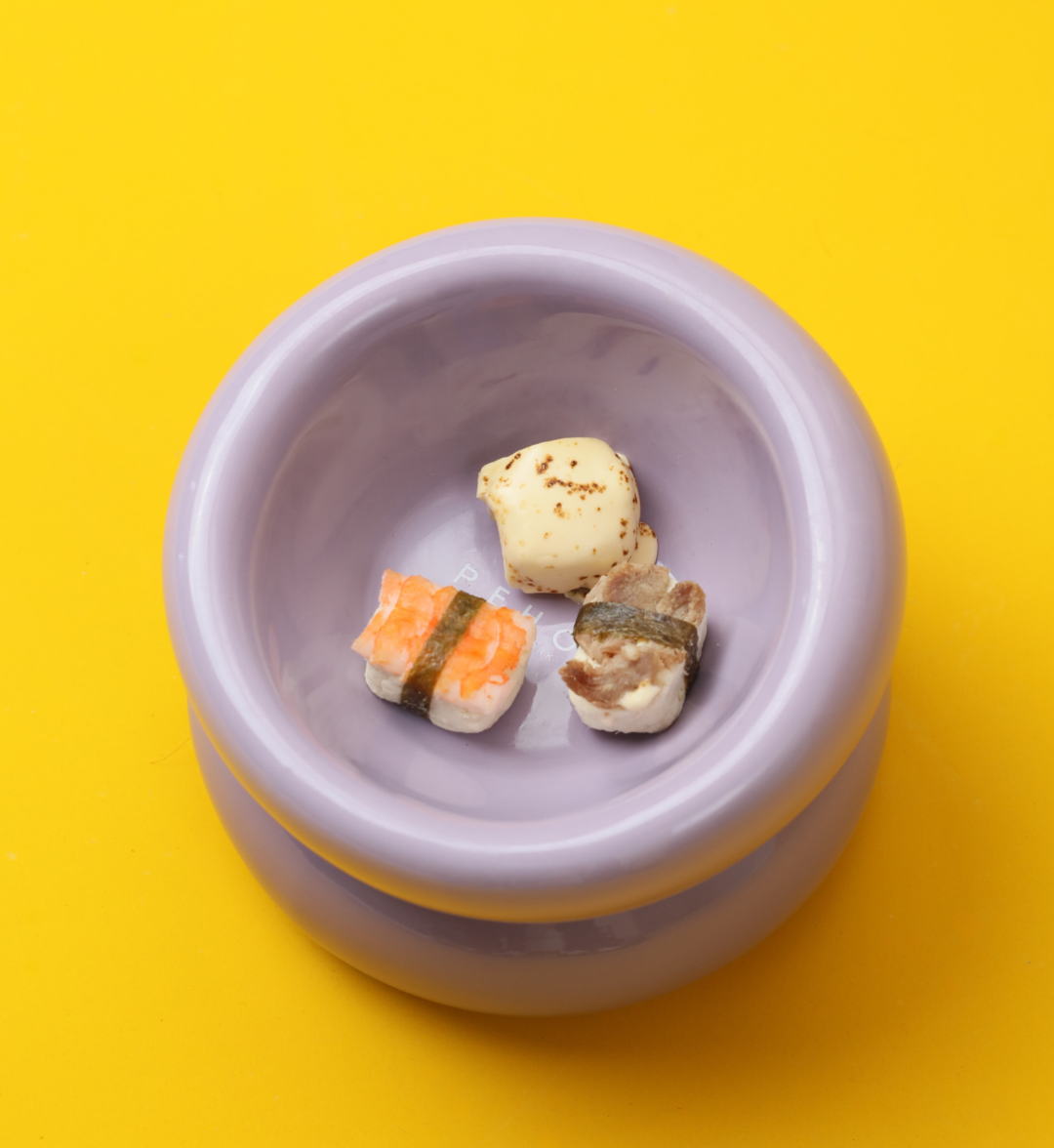 Sniff Lick & Love - Limited Edition Soufflé Designer Pet Bowl – Purple