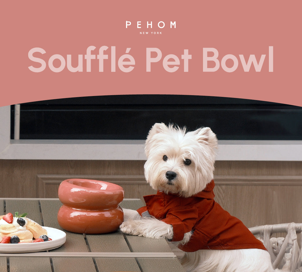Sniff Lick & Love - Limited Edition Soufflé Designer Pet Bowl – Rose Pink