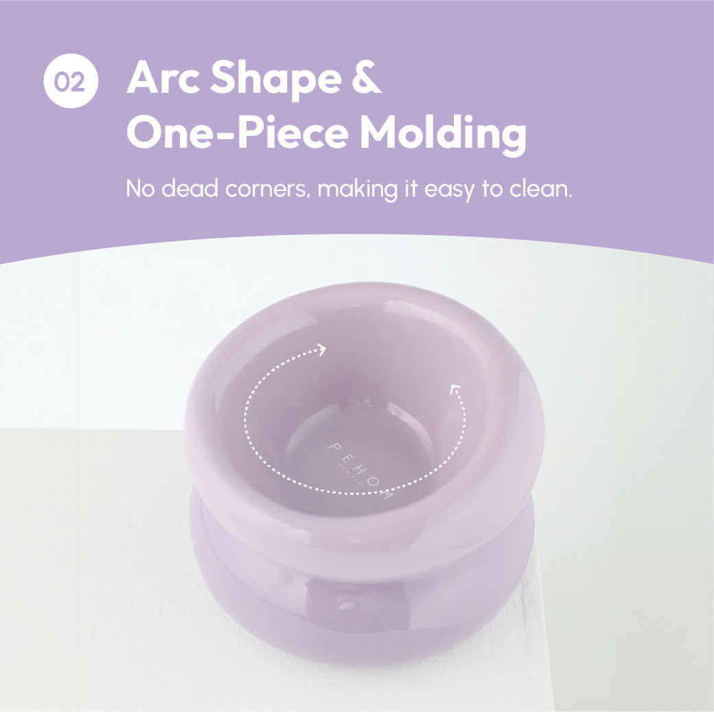Sniff Lick & Love - Limited Edition Soufflé Designer Pet Bowl – Purple