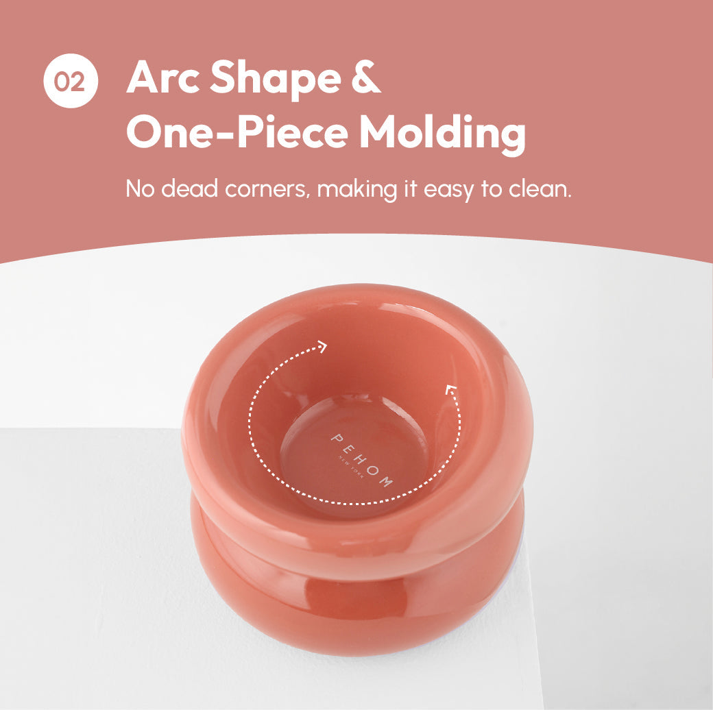 Sniff Lick & Love - Limited Edition Soufflé Designer Pet Bowl – Rose Pink