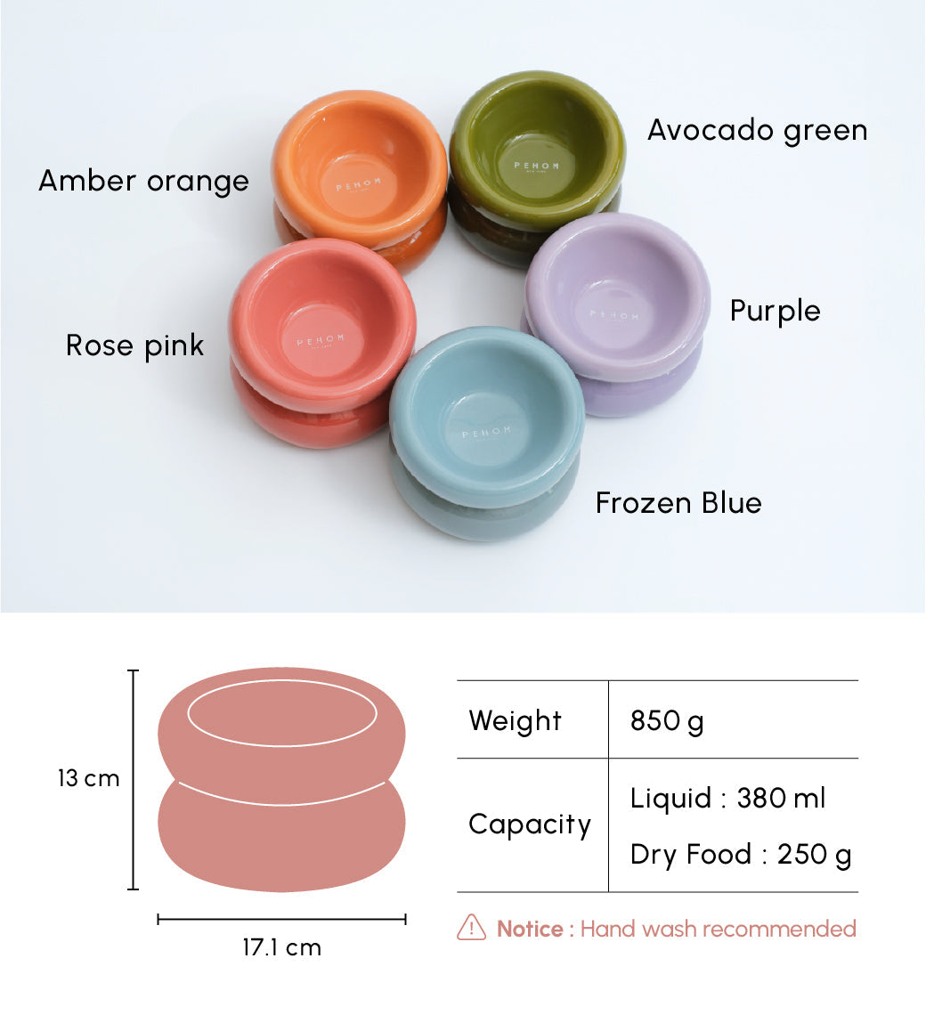 Sniff Lick & Love - Limited Edition Soufflé Designer Pet Bowl – Rose Pink