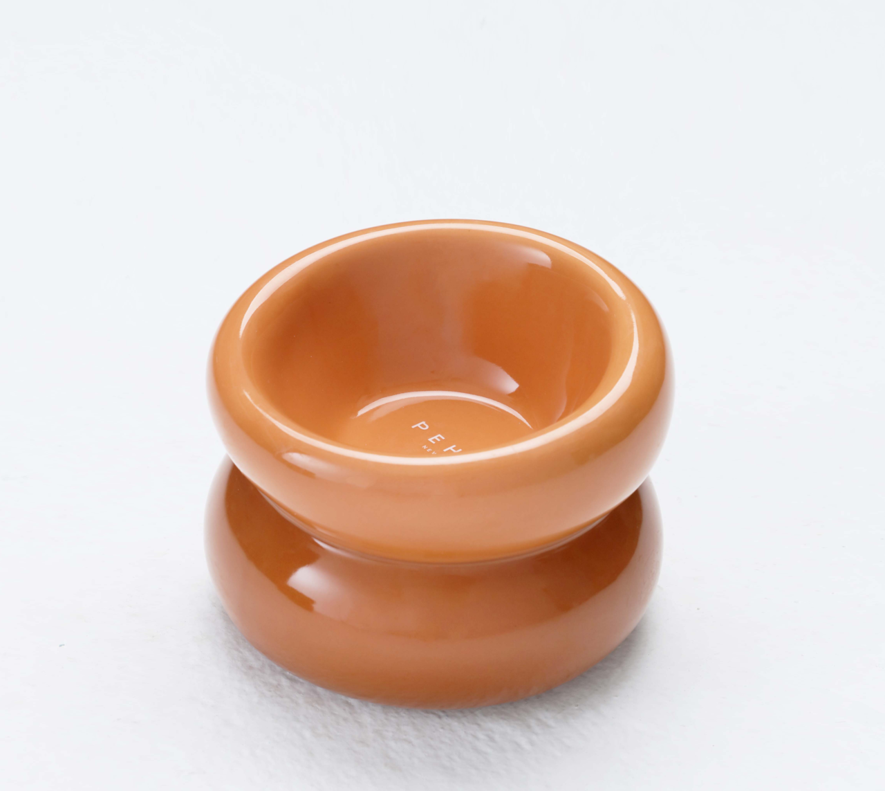 Sniff Lick & Love - Limited Edition Soufflé Designer Pet Bowl – Amber Orange