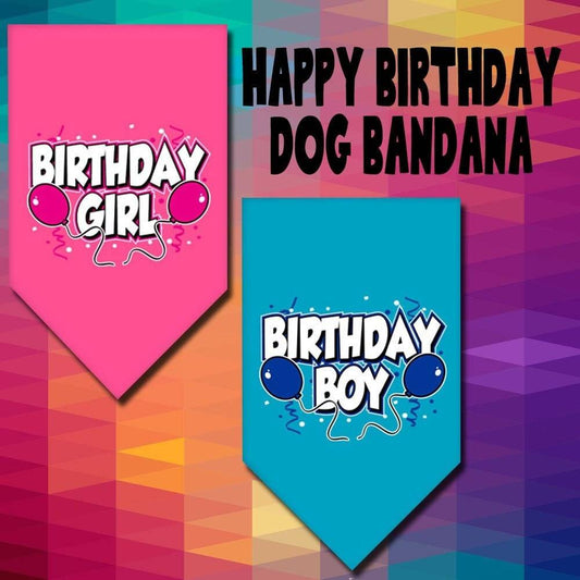 Sniff Lick & Love - Exclusive Birthday Pet Bandana (Boy & Girl)