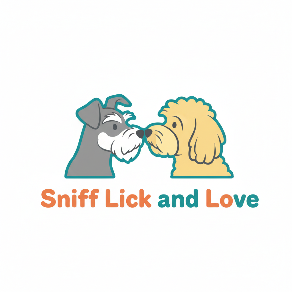 Logo Header Sniff Lick and Love